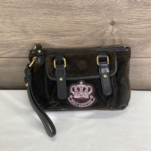 Juicy Couture Brown Velour Wristlet